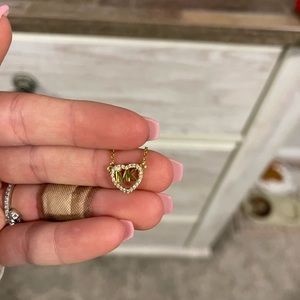 michael kors gold heart gold necklace